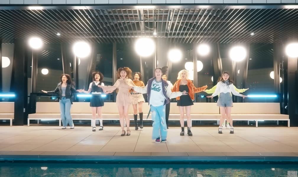 All Member Dance Flying High Foto Tangkap Layar Youtube MV Flying High JKT48 - CATANFA