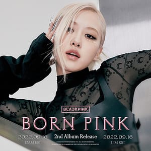 Rose Blackpink Born Pink Album Foto YGEntertainment
